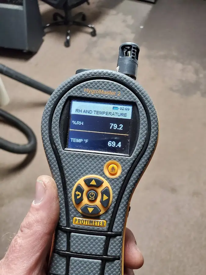 Moisture meter humidity assessment for Fire & Smoke Damage Restoration in Rochester